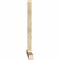 Ekena Millwork Portland Rough Sawn Timber Gable Bracket, Douglas Fir, 96"W x 56"H x 4"D x 4"F, 14/12 Pitch GBW096X56X0404POR00RDF - alternate 2